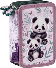 Несесер с ученически пособия Derform - С 3 отделения от серията Panda — 712531