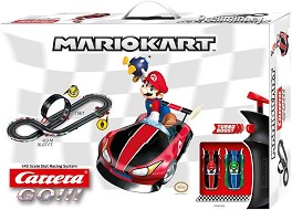 Писта за колички с дистанционни Mario Kart - Carrera - С 2 колички със светлини на тема Супер Марио — 20062509