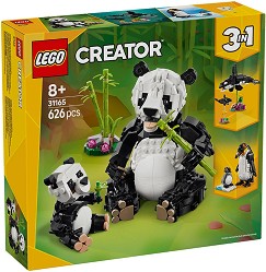 LEGO Creator - Диви животни: Семейство панди 3 в 1 - Детски конструктор — 31165