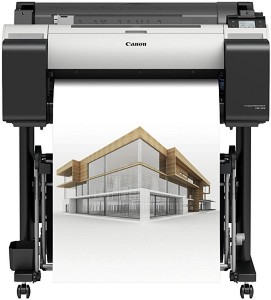   Canon imagePROGRAF TM-205 - 24", 2400 x 1200 dpi, 2 GB RAM, 500 GB HDD, LAN, Wi-Fi, USB, A1, B2, A2, A3, A3+, B4 - 