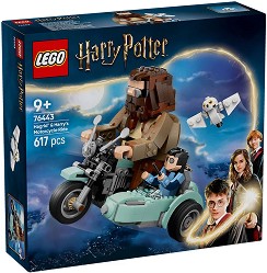LEGO Хари Потър - Разходка с мотоциклет на Хагрид и Хари Потър - Детски конструктор — 76443