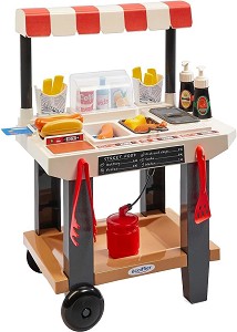 Детски комплект за игра Количка за бързо хранене - Ecoiffier — 7600001682