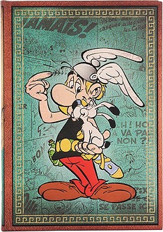 Тефтер Paperblanks Asterix the Gaul - 9 х 14 см, с широки редове от колекцията The Adventures of Asterix