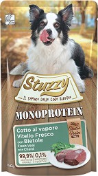 Пауч за кучета Stuzzy Monoprotein Adult - 150 г, с телешко и манголд, в зряла възраст