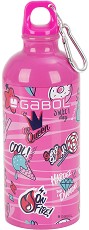 Детска алуминиева бутилка Gabol - С вместимост 600 ml от серията Sticker — 23414821