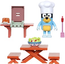 Комплект за игра с фигурка Барбекю в двора - Moose Toys - На тема Bluey — BLU13030
