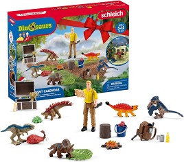 Адвент календар с фигурки изненада - Schleich - От серията Dinosaurs — 98984
