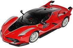 Метална количка Bburago - Ferrari FXX K - С отварящи се врати и мащаб 1:18