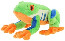 Плюшена дървесна жаба - Keel Toys - С дължина 14 cm, от серията Keeleco — SE3055