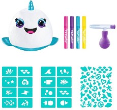 Плюшена играчка за оцветяване изненада - Canal Toys - Творчески комплект от серията Airbrush Plush