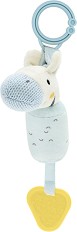 Мека играчка Зебра - Kikka Boo - С гризалка и дрънкалка, от колекцията Stripy Friends — 31201010458