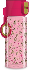 Детска пластмасова бутилка Ars Una - С вместимост 475 ml от серията Pink tulips — 55024792