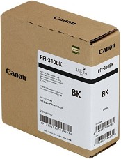 Касета с мастило за принтер Canon PFI-310 Black - 330 ml