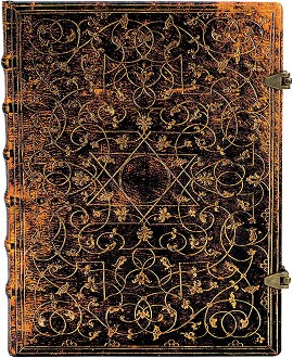 Тефтер Paperblanks Grolier - 18 × 23 см, с редове
