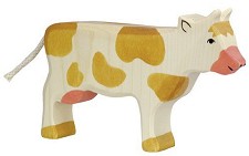 Дървена фигурка на крава - Holztiger — 80010