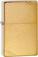 Ветроустойчива запалка Zippo Brushed Brass Vintage
