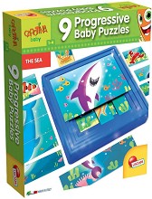 Море - 9 пъзела от серията Carotina Baby — Lisciani Giochi