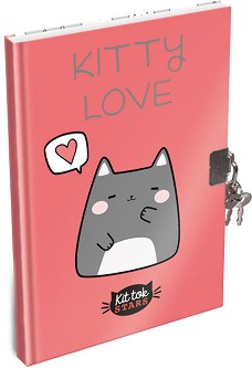 Таен дневник - Lizzy Card - 14,5 × 20,2 см, от серията Kittok Catto