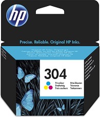 Касета с мастило за принтер HP 304 Color - 100 страници