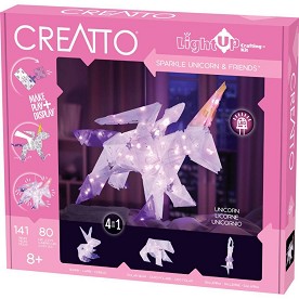 Светещ конструктор Thames and Kosmos - Еднорог - С LED светлини от серията Creatto — 3539