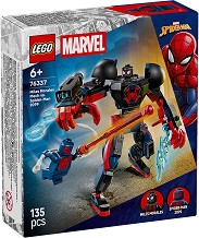 LEGO Marvel Spidey - Майлс Моралес с робот срещу Спайдърмен - Детски конструктор — 76337
