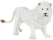 Фигурка на бял лъв Papo - От серията Диви животни — 50074