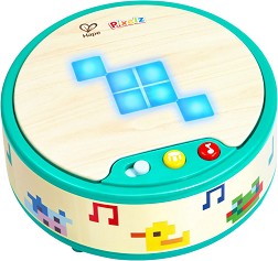 Дървен сензорен барабан - HaPe - От серията Pixelz — 0702