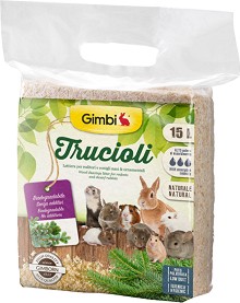 Постелка за тоалетна за зайци и гризачи Gimbi - 15 л
