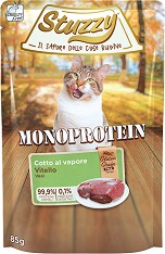 Пауч за котки Stuzzy Monoprotein Adult - 85 г, с телешко, в зряла възраст