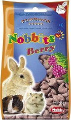 Лакомства за гризачи Nobby Nobbits - 75 г, с горски плодове, от серията StarSnack