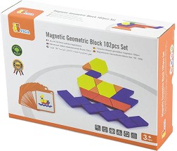 Дървена магнитна мозайка - Viga Toys — 50669