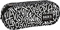 Овален ученически несесер BackUp A 12 - С 1 отделение от серията Black Urban Style — 709500
