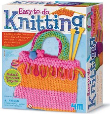 Плети сама на две кука - 4M - Творчески комплект от серията Knitting & Sewing — 4m-02753