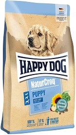 Суха храна за кучета Happy Dog NaturCroq Puppy — 4 кг, от серията Young, от 1 месец до зряла възраст