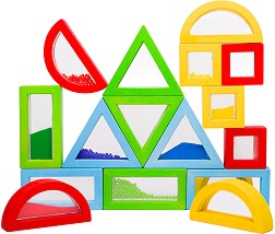 Дървени геометрични фигури - Bigjigs Toys — 33034