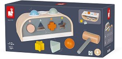 Игра с чук и сортер - Janod - От серията Sweet Cocoon — J04409