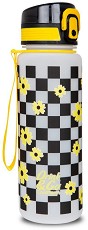 Детска пластмасова бутилка Cool Pack Brisk - С вместимост 600 ml от серията Chess Flow — Z16745