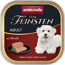 Пастет за кучета Animonda Vom Feinsten Adult - 150 г, с еленско, от 1 до 6 години