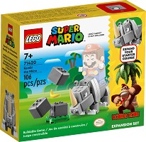 LEGO Super Mario - Носорога Рамби - Комплект за разширение на конструкторите Приключения с Марио
