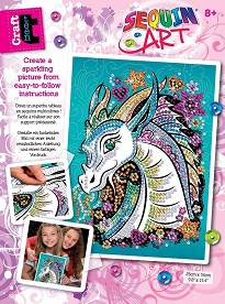 Декорирай сама с пайети Sequin Art - Дракон - Творчески комплект от серията Craft Teen — 2107