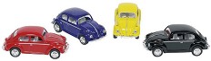 Метална количка VW Beetle - Goki - С pull-back механизъм — 12099