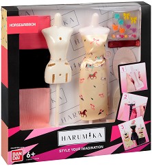 Направи си дизайнерски дрехи Коне и Панделки - Bandai - Творчески комплект от серията Harumika — 40435