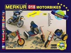 Метален конструктор Мотор 10 в 1 - Merkur - 182 части — 1587_018