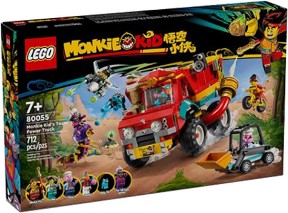 LEGO Monkie Kid - Камионът на екипа на Monkie Kid - Детски конструктор — 80055