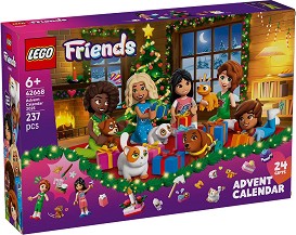 LEGO Friends - Коледен календар 2025 - Детски конструктор — 42668
