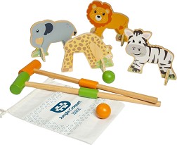 Крокет - Джунгла - Детска спортна игра — Bigjigs Toys 38037