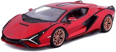 Метална количка Lamborghini Sian FKP37 - Bburago - С отварящи се врати и мащаб 1:24 — 18/21099