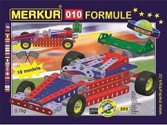 Метален конструктор Спортен автомобил 10 в 1 - Merkur - 223 части — 1518_010