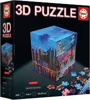 Ню Йорк - Панорамна гледка - 3D пъзел от 216 части — Educa 20335