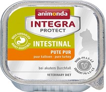 Пастет за котки с храносмилателни проблеми Integra Protect Intestinal - 100 г, с пуешко